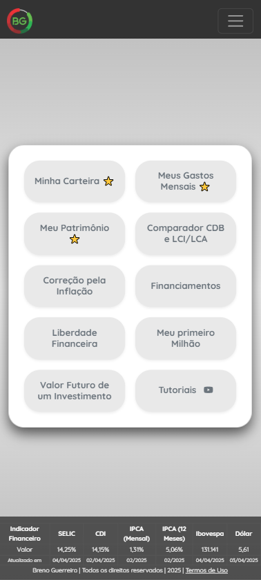 Print da planilha antiga